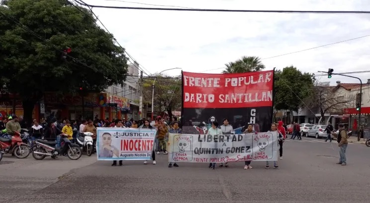Movimientos sociales se manifiestan en apoyo a «Quintín» Gómez