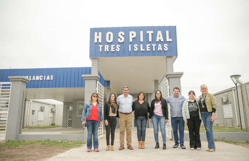 EL GOBERNADOR HABILITÓ LA OBRA DE AMPLIACIÓN DEL HOSPITAL DE TRES ISLETAS