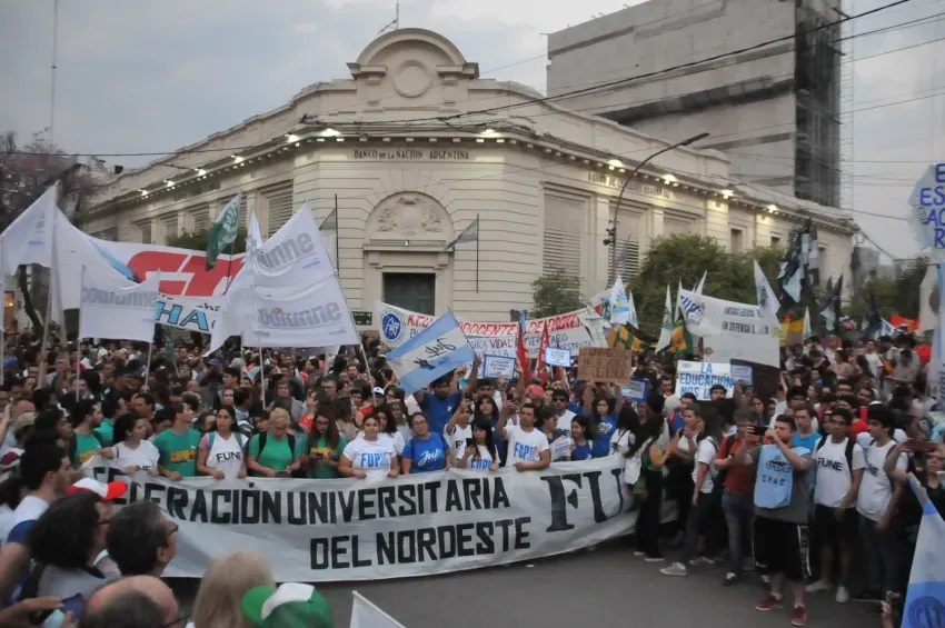 Marcha por la educación pública: el reclamo de las universidades tendrá su réplica en Resistencia
